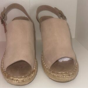 TOMS  Monica wedge with adjustable back strap women's 9.5